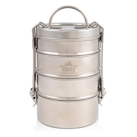 stainless steel tiffin box buy online|steel tiffin box 4 container.